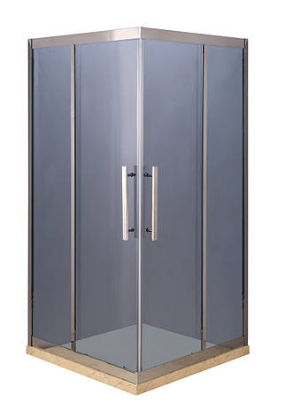 Душова кабіна AquaStream Premium S-Line 100 S сіра 100х100х190, фото 1