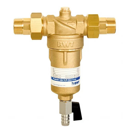 Фильтр для горячей воды Protector MINI H/R 3/4" BWT, 100 мкм, 3 м.куб/ч ...