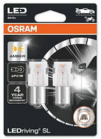 Автолампи світлодіодні P21W Osram LEDriving LED 12 V 1.3 W BA15S (7506DYP-02B) бурштинове світло