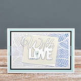 Листівка вітальна Я люблю тебе кожен день ручної роботи подарунок на день закоханих, фото 5