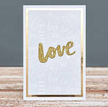 Листівка вітальна Я люблю тебе кожен день ручної роботи подарунок на день закоханих, фото 2