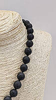Намисто з натурального каменю Шунгіт