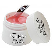 Камуфлирующая база для ногтей iGel Bright Pink №24 30 гр