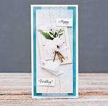 Конверт для грошей Нареченому і нареченій ручної роботи подарунок, фото 6