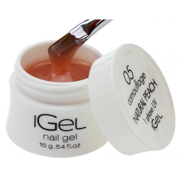 Самовирівнювальний Гель для нігтів iGel Natural Peach No05 15 г