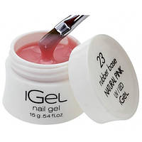 Камуфлирующая база для ногтей iGel Natural Pink №23 15 гр