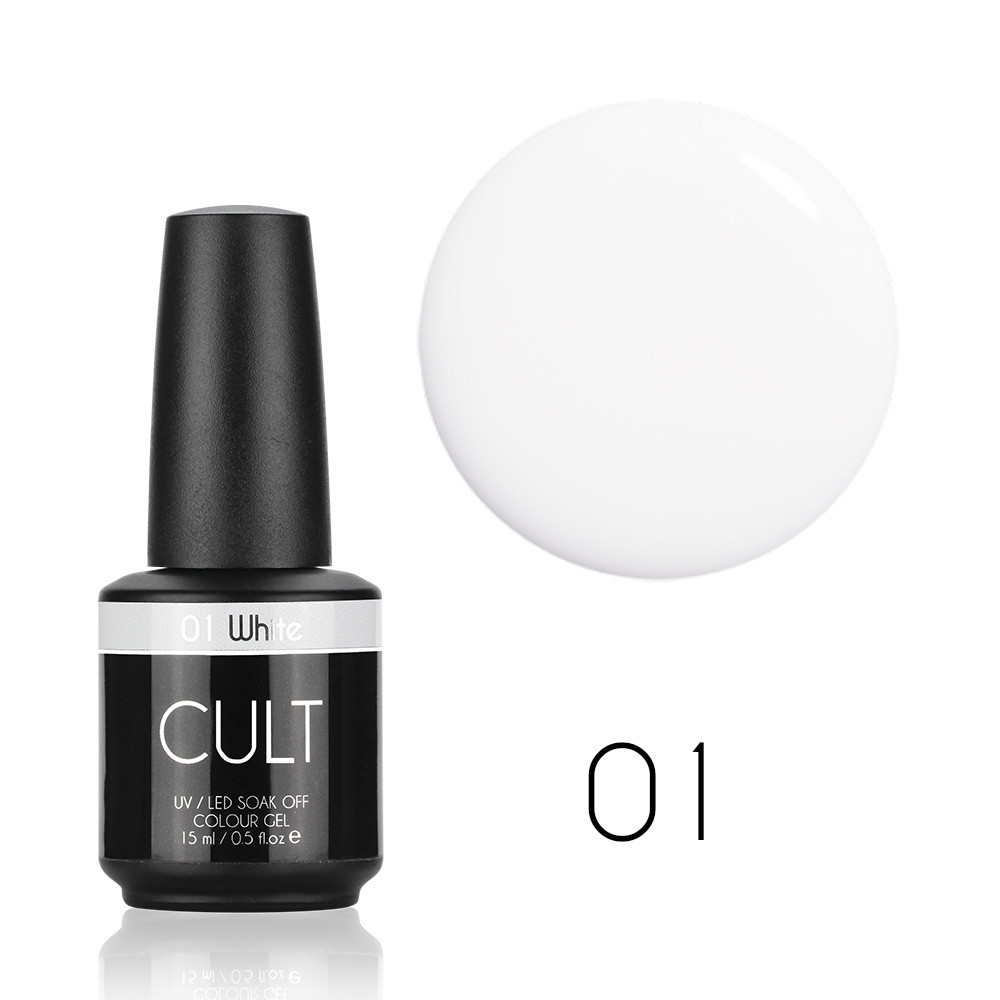 Гель-лак CULT No01 White 15 мл
