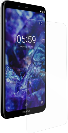 Гідрогелева захисна плівка на Nokia 5.1 Plus на весь екран прозора