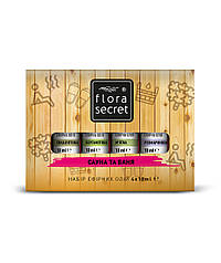 Набір ефірних олій "Сауна та Баня", 4 по 10 мл