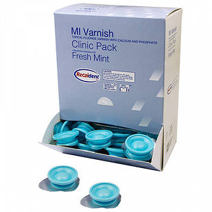 MI VARNISH, Clinic Pack, 100 унідоз, м'ята, засіб для зняття чутливості, GC