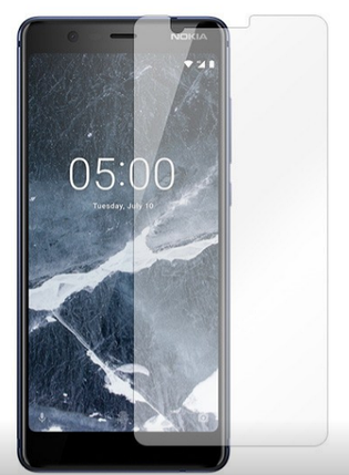 Гідрогелева захисна плівка на Nokia 5.1 на весь екран прозора, фото 2