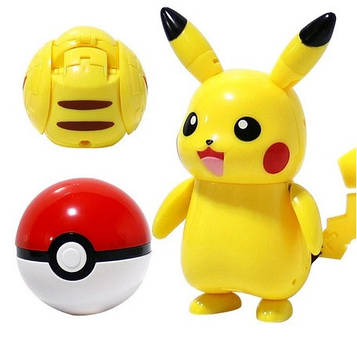 Оригінальний Покебол Pikachu Electric куля з фігуркою-трансформером Покемон Пікачу