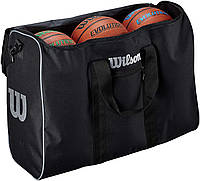 Сумка для спортивных мячей Wilson 6 Travel Basketball Bag баскетбольних, футбольних, волейбольних (WTB201960)