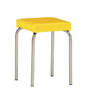 Табурет кухонний Tutti ніжки chrome екошкіра V-26 жовта (Новий Стиль ТМ)