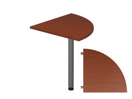 Приставний елемент до столів Атрибут A1.16.70 ніжка метал-шкарпетка ДСП 70х70 см (MConcept-ТМ)