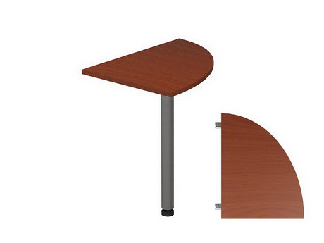 Приставний елемент до столів Атрибут A1.46.70 ніжка метал-шкарпетка ДСП 70х55 см (MConcept-ТМ)