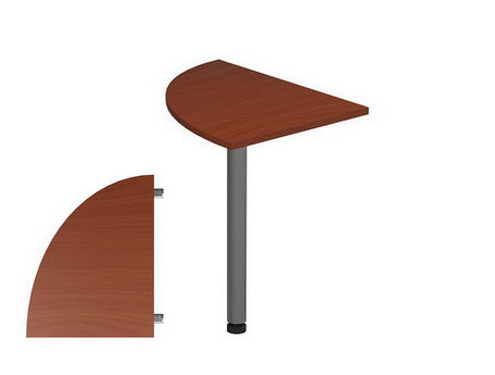 Приставний елемент до столів Атрибут A1.56.70 ніжка метал-шкарпетка ДСП 70х55 см (MConcept-ТМ)