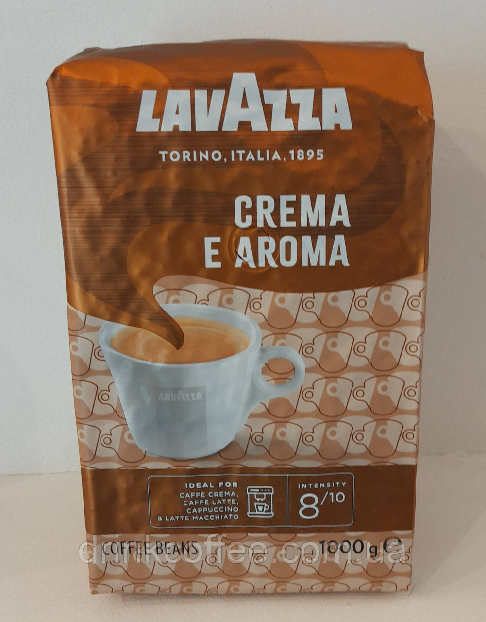 Кофе в зернах Lavazza Crema e Aroma, 40% Арабика/60% Робуста, Италия, (оригинал) 1 кг - фото 1 - id-p233187728