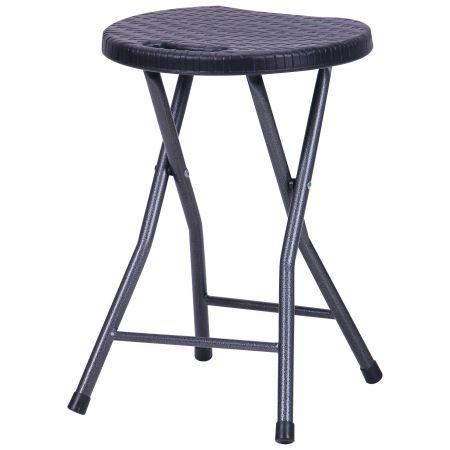 Табурет складаний Сеат YC-035 пластик Rattan Black (AMF-ТМ)