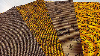 Картон гофрований з малюнком 21 * 26 см асорті