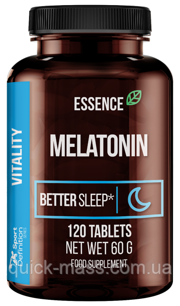 Мелатонін для сну Essence Nutrition Melatonin 3 mg 120 таб, фото 1