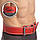Атлетичний Пояс шкіряний FAIRTEX з підкладкою для спини 167076 червоний, фото 4