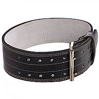 Пасок шкіряний для пауерліфтингу MATSA на пряжці MA-2951