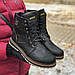 Чоловічі зимові черевики шкіряні високі, чоловічі зимові черевики на хутрі 40-44 розмір (код:Rivest-25-чк), фото 5