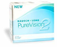 Контактные линзы ежемесячной замены Pure Vision 2