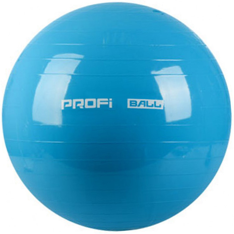 Фітбол м'яч для фітнесу Profi Ball 85 см посилений 0384 Blue