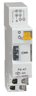 Таймер ТО47 освітлення 16 А 230 В на DIN-рейку IEK