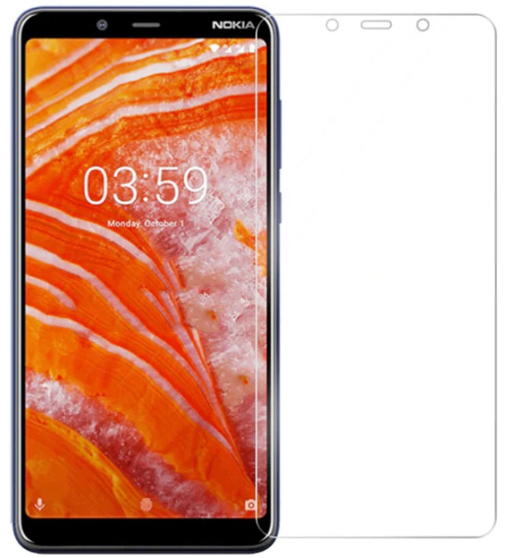 Гідрогелева захисна плівка на Nokia 3.1 Plus на весь екран прозора