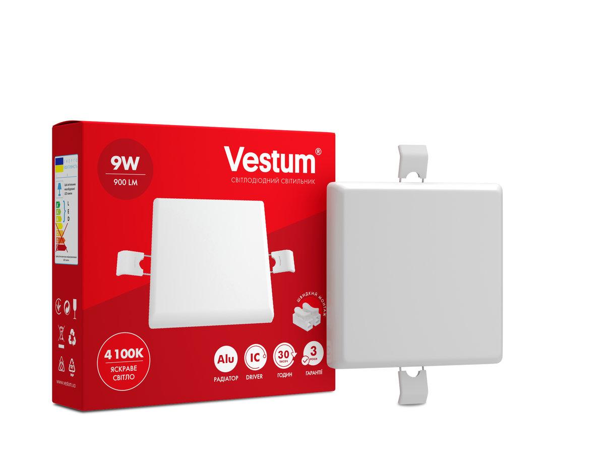 Світильник світлодіодний вбудований Vestum 9W 4100K 1200Лм (1-VS-5602)