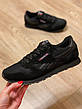 Reebok Classic Leather Black Кросівки чоловічі чорні 42р., фото 6