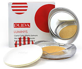 Компактна запечена пудра для обличчя Pupa Luminys Silky Baked Face Powder