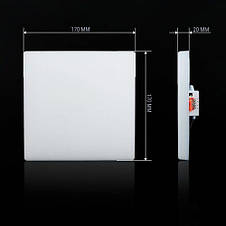 Світильник світлодіодний вбудований Biom UNI-S24W-5 24Вт 5000К 2400Лм (14471), фото 2