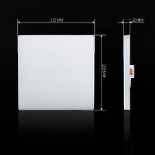 Світильник світлодіодний вбудований Biom UNI-S32W-5 32Вт 5000К 3200Лм (14472), фото 3