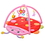 Килимок для немовляти 668-57-61, 2 дуги, підвіски, 2 види, музика, на батарейках в коробці, фото 2