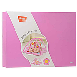 Килимок для немовляти 668-57-61, 2 дуги, підвіски, 2 види, музика, на батарейках в коробці, фото 4