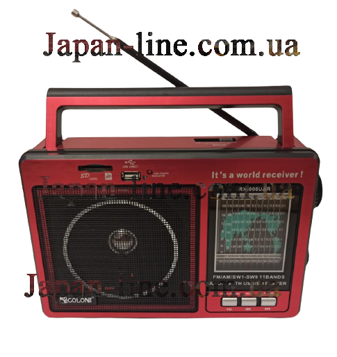 Радіоприймач GOLON RX-006 UAR