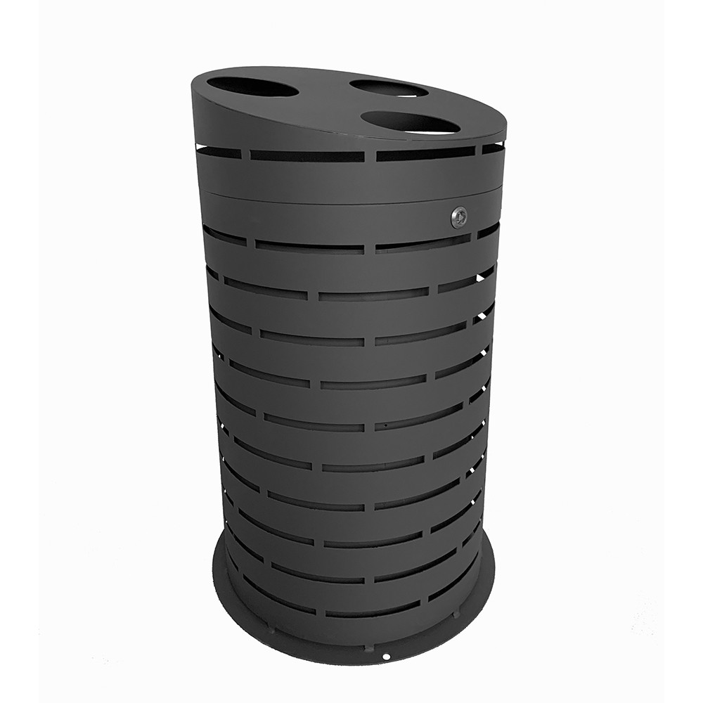 Урна для сміття Валенсія вуличне металеве цинкування (Продмаш-ТМ)