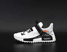 Чоловічі кросівки AD x Pharrell Williams Human Race NMD black Yellow. ТОП Репліка ААА класу., фото 2