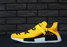 Чоловічі кросівки AD x Pharrell Williams Human Race NMD black Yellow. ТОП Репліка ААА класу., фото 2