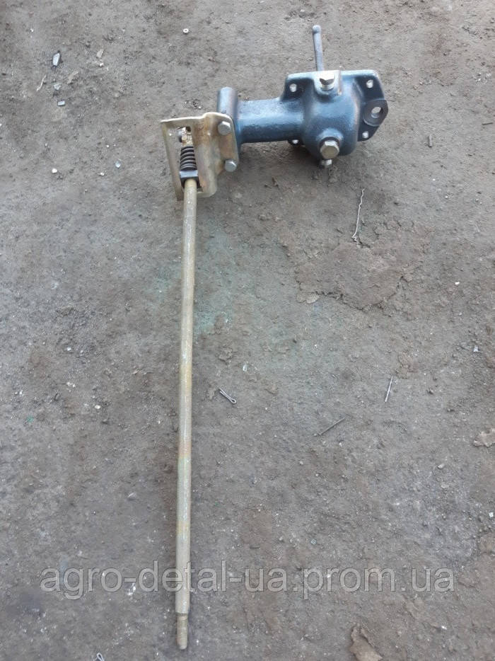 Механізм управління 120.37.022-1 важіль в зборі з кулісою ХТЗ-121,ХТЗ-16131-03,грейдер, фото 1
