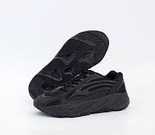 Чоловічі кросівки AD Yeezy 700 Dark Grey , А-д ізі буст . ТОП Репліка ААА класу., фото 2