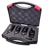 Набір сигналізаторів Carp Zoom Express K-280 bite alarm set, 3+1 (CZ3122), фото 3
