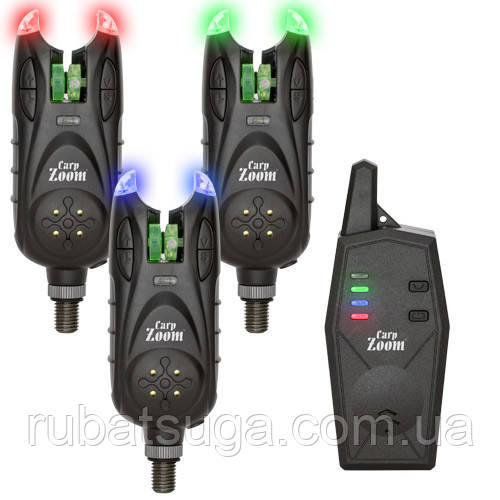 Набір сигналізаторів Carp Zoom Express K-280 bite alarm set, 3+1 (CZ3122)