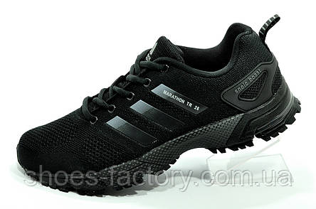 Кросівки унісекс Adidas Marathon TR Black чорні (Адідас), фото 1