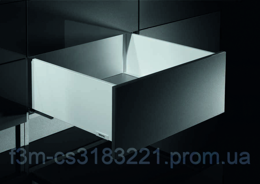 СкринькаTitusTekform SlimlineDrawer DW145:H=155 ммL=550 мм білий тонкостінний з доводчиком Soft Closing з комплектом кріплень, для