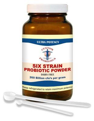 Custom probiotics Six Strain Probiotic Powder / Шість штамів пробіотиків 260млрд/1гр 50 грам